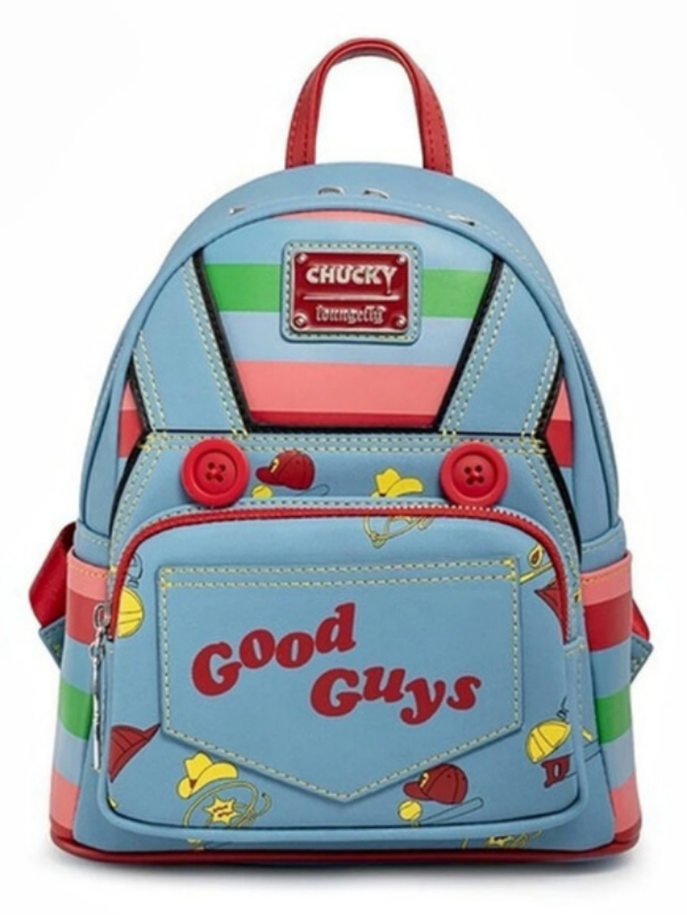 Loungefly Child's Play Chucky Cosplay Mini Backpack - Brand New In Plastic!